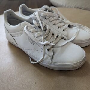 Vans White Leather Seldan Sneaker